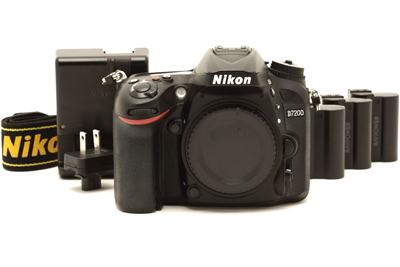 Nikon D7200 DSLR Camera Body (22,690 Shots) with 3 Batteries #51696