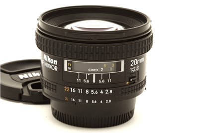 Nikon AF NIKKOR 20mm f2.8 Lens #51699