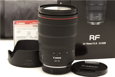 Canon RF 24-70mm f2.8 L IS USM Lens with Hood, Case, & Box #51741