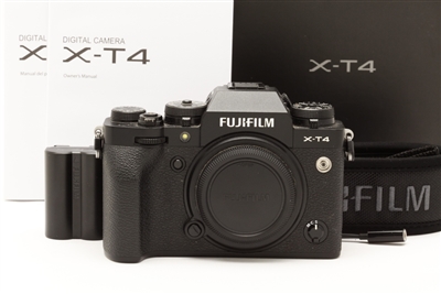 Fuji FUJIFILM X-T4 Mirrorless Camera Body (Black, 22,144 Shots) with Box #51747