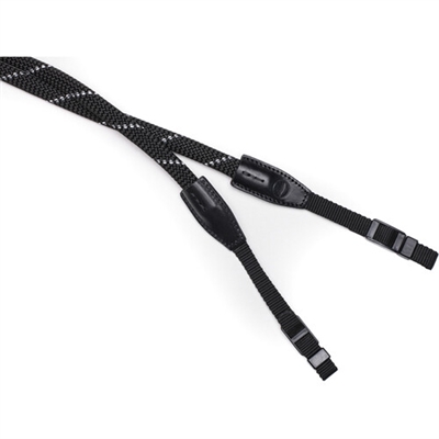 New COOPH LEICA ROPE STRAP SO (BLACK REFLECTIVE) 126cm