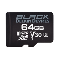 Delkin 64GB microSDHC Black Memory Card