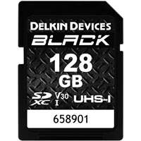 Delkin Devices 128GB BLACK UHS-I SDXC Memory Card
