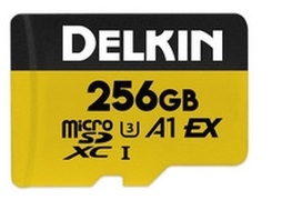 Delkin Devices 256GB EXPRESS UHS-I microSD Memory Card with SD Adapter