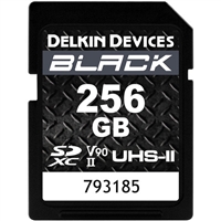 Delkin Devices 256GB BLACK UHS-II SDXC Memory Card