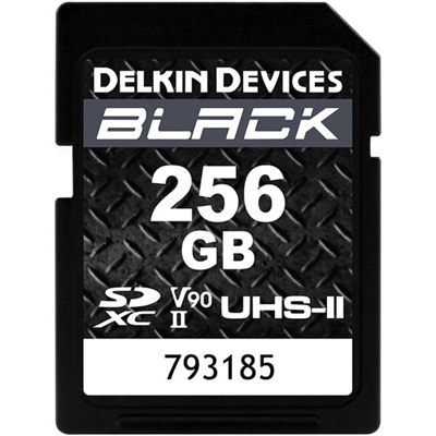 Delkin Devices 256GB BLACK UHS-II SDXC Memory Card