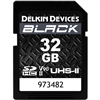 Delkin 32GB SDHC UHS-II V90 Black Memory Card