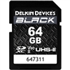 Delkin 64GB SDHC UHS-II V90 Black Memory Card
