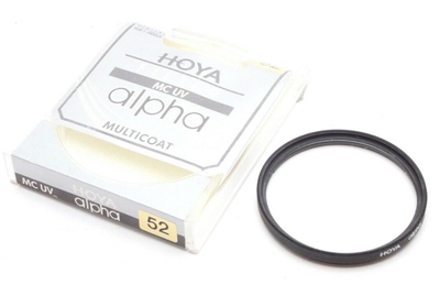 Excellent Hoya 52mm MC UV Alpha Filter With Case #F1021