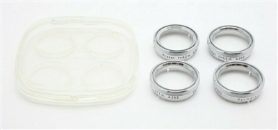 Carl Zeiss Ikon Proxar A28.5 Close Up Lenses (0.2m,0.3m,0.5m,1m) W/Case #F1081