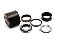 Very Clean Nikon F Camera 5 Piece Extension Ring Set K with Case #F1303