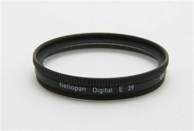 Very Clean Heliopan Digital E39 39mm UV-0 Filter #F1439