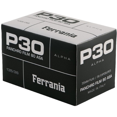 Ferrania P30 80 ISO Film (35mm Roll Film, 36 Exposures)