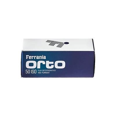 Ferrania Orto 50 ISO Orthochromatic Film (120 Roll Film)
