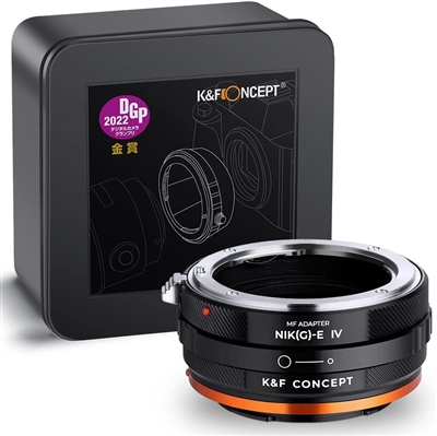 New K&F Concept NIK(G)-NEX Manual lens adapter ring IV generation