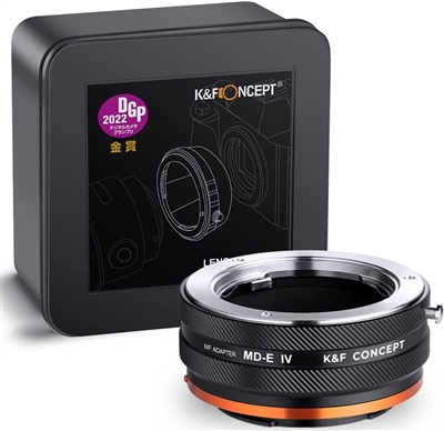 New K&F Concept  MD-NEX Manual lens adapter ring IV generation