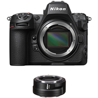 Nikon Z8 Mirrorless Camera with FTZ II Adapter Kit