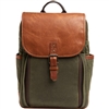 ONA Monterey Backpack (Olive and Antique Cognac)