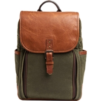 ONA Monterey Backpack (Olive and Antique Cognac)