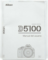 Very Clean Nikon D5100 User's Manual (In Spanish) #P4749