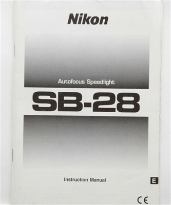 Excellent Nikon Autofocus Speedlight SB-28 Instruction Manual #P4762