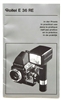 Excellent Rollei E 36 RE In Practical Use Instruction Manual #P4796