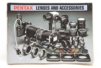 Very Clean Pentax Lenses and Accessories Booklet  #P4827