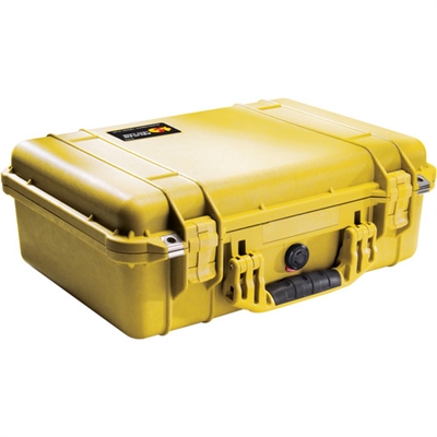 Pelican 1500 Case with Foam (Yellow)