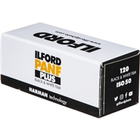 Ilford Pan F Plus Black and White Negative Film (120 Roll Film)