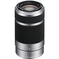 Sony E 55-210mm f/4.5-6.3 OSS E-Mount Lens (Silver)(22189)