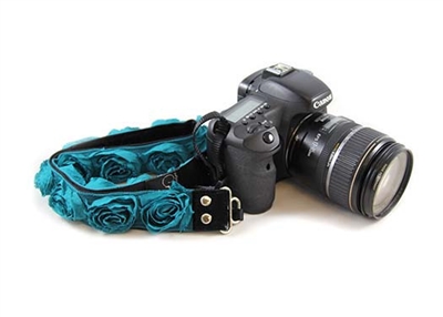 Turq Organza 1.5" Camera Strap 14861