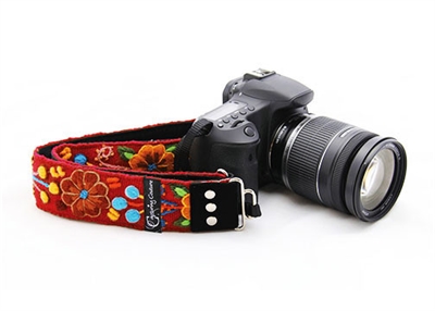 Peruvian Red 2" Camera Strap 929