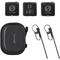 RODE Wireless PRO 2-Person Clip-On Wireless Microphone System/Recorder with Lavaliers (2.4 GHz)