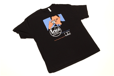 Leica 100 Years of Leica Photography OC Camera T-Shirt (Black, Size X-Large)