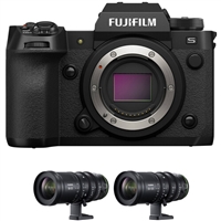 FUJIFILM X-H2S Mirrorless Camera with MKX18-55mm & MKX50-135mm Lenses Kit