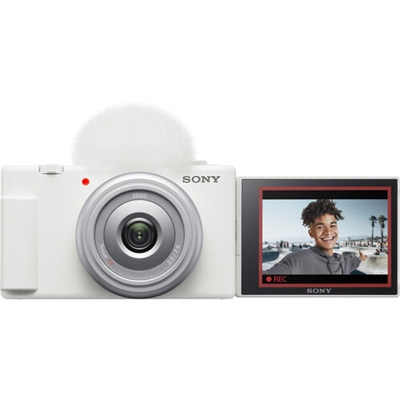 Sony ZV-1F Vlogging Camera (White)