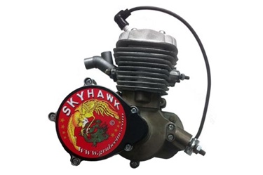Grubee Super Rat 80/66cc Silver SkyHawk Angle Fire Bicycle Engine Kit