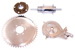 Grubee HD Axle Kit with Solid Hub For 2 Stroke Motor