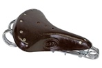 Hairpin Dark Brown Leather Saddle