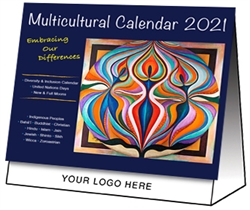 English desktop Multicultural Calendar