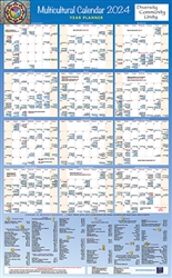 2024 Multicultural Diversity Calendar Poster