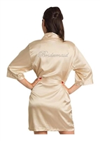 Satin Kimono Bridesmaid Robes