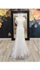 JOHANNA | Sweetheart Neckline Floral Lace Off Shoulder Sleeves Corset Back Trumpet Gown |