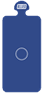 Steri-Tamp Bag Port Seal Blue