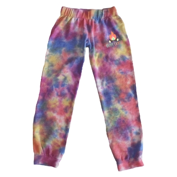 Happy Camper Tie-Dye Cozy Sweatpants