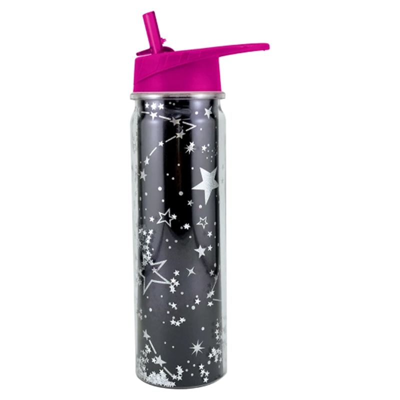 Iscream Constellation Glitter Water Bottle