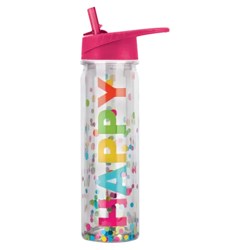 Iscream Happy Confetti Water Bottle