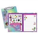 Iscream Stick 2 It Holographic Clipboard Set