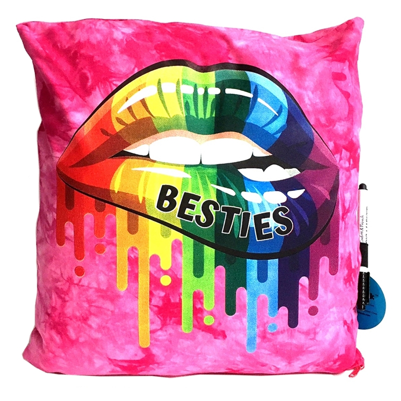 Bestie Lips Autograph Pillow