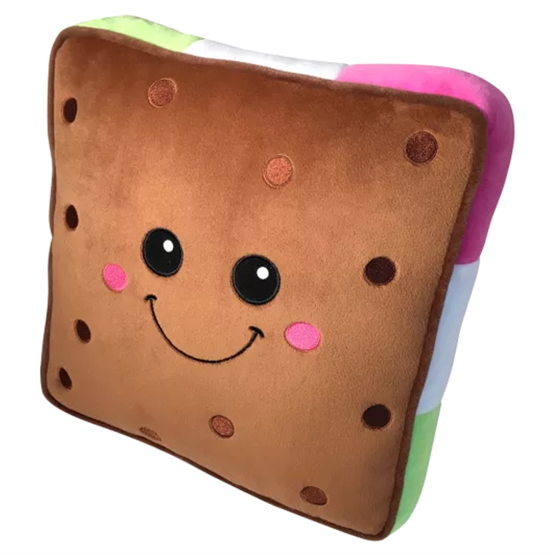 Iscream Ice Cream Sandwich Scented Fleece Pillow